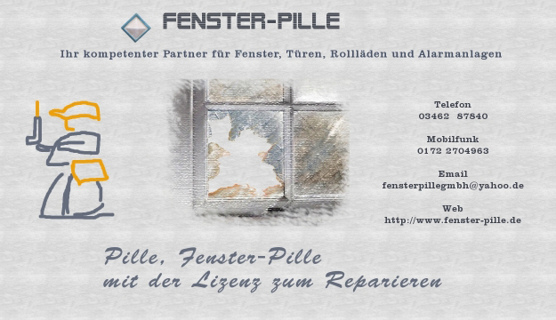 Fenster Pille  Flyer